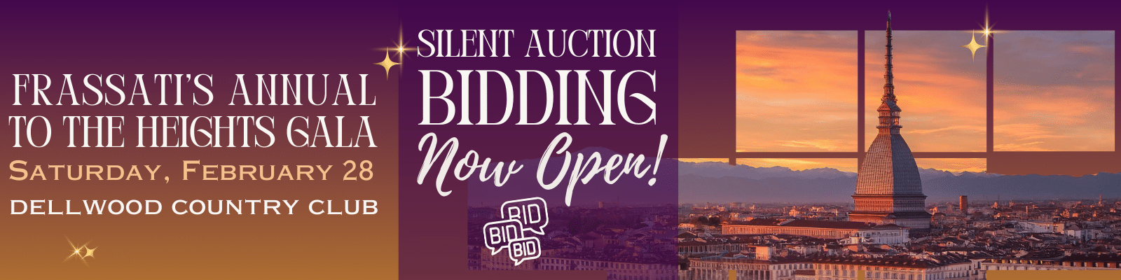 Frassati Gala Web Banner 2026